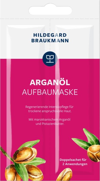 Hildegard Braukmann Arganöl Aufbaumaske (2x7ml) Regenerierende Intensivpflege